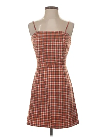 Pre-owned Aéropostale Casual Dress In Brown