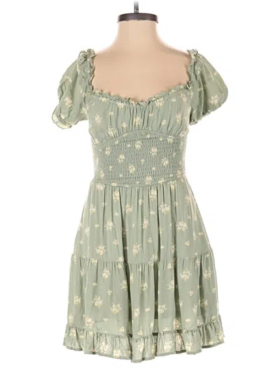 Pre-owned Aéropostale Casual Dress In Green