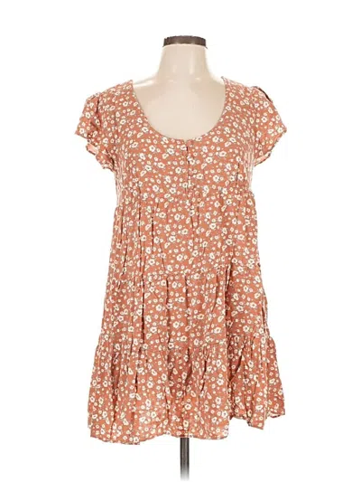 Pre-owned Aéropostale Casual Dress In Orange
