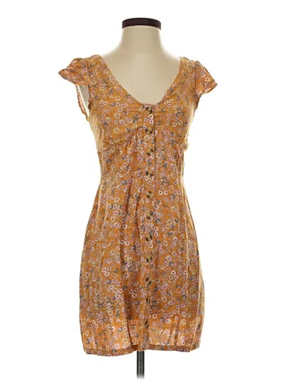 Pre-owned Aéropostale Casual Dress In Orange