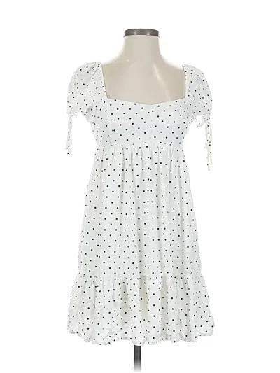 Pre-owned Aéropostale Casual Dress In White
