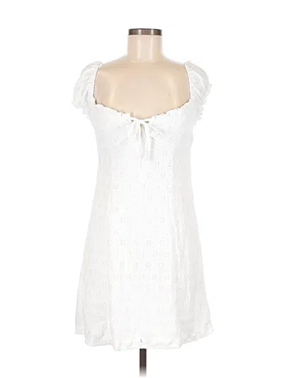 Pre-owned Aéropostale Casual Dress In White