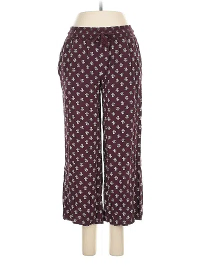 Pre-owned Aéropostale Casual Pants In Burgundy