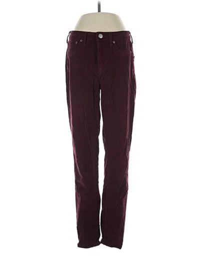 Pre-owned Aéropostale Casual Pants In Burgundy