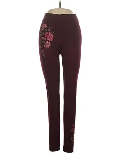 Pre-owned Aéropostale Casual Pants In Burgundy