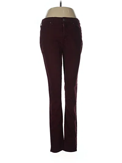 Pre-owned Aéropostale Casual Pants In Burgundy