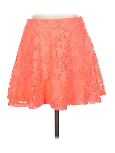 Pre-owned Aéropostale Casual Skirt In Orange