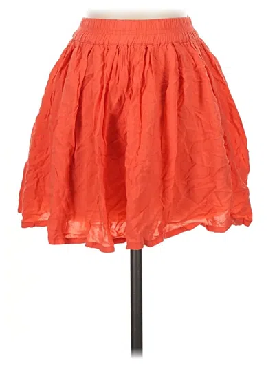 Pre-owned Aéropostale Casual Skirt In Orange