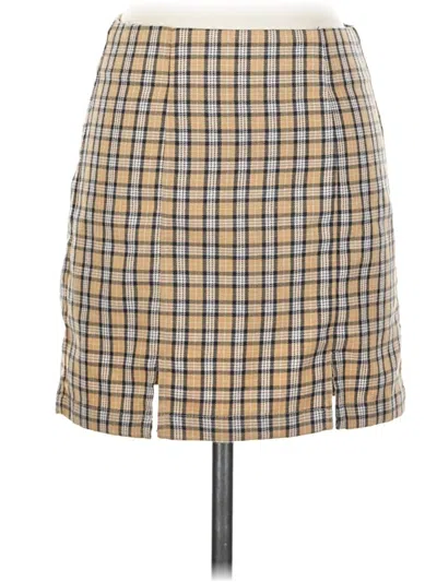 Pre-owned Aéropostale Casual Skirt In Tan