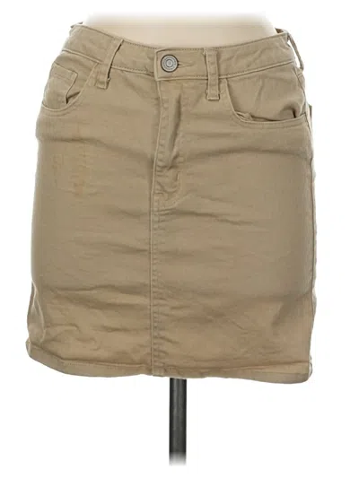 Pre-owned Aéropostale Casual Skirt In Tan