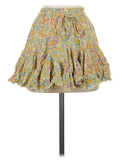 Pre-owned Aéropostale Casual Skirt In Yellow