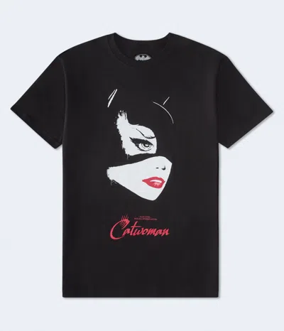 Aéropostale Catwoman Relaxed Graphic Tee In Black