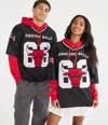 AÉROPOSTALE CHICAGO BULLS LAYERED PULLOVER HOODIE