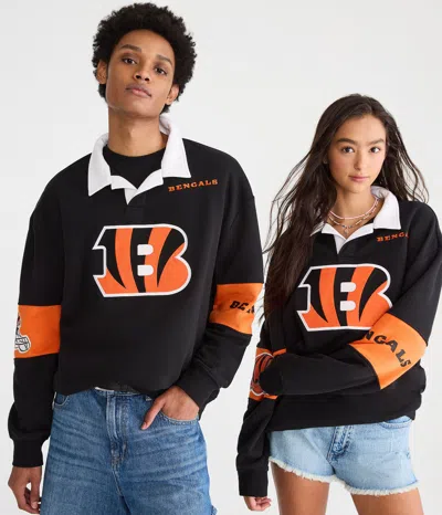 Aéropostale Cincinnati Bengals Rugby Sweatshirt In Black