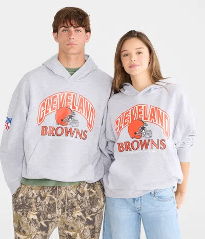 Aéropostale Cleveland Browns 1964 Season Pullover Hoodie In Gray
