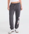 Aéropostale Cloud Soft 1998 Slouchy High-rise Jogger Sweatpants In Gray
