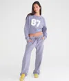 Aéropostale Cloud Soft 87 Destination Oversized Raglan Sweatshirt In Purple