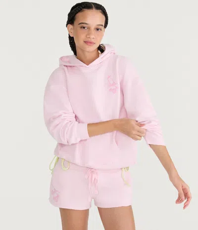 Aéropostale Cloud Soft Bikini Oversized Pullover Hoodie In Pink