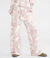 Aéropostale Cloud Soft Forest Camo High-rise Wide Leg Sweatpants In Multi