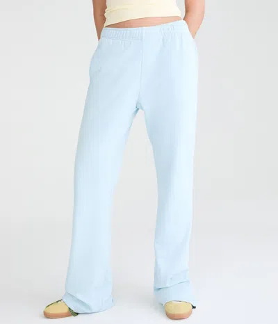 Aéropostale Cloud Soft High-waisted Bootcut Sweatpants In Blue
