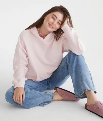 Aéropostale Cloud Soft Oversized Pullover Hoodie In Pink