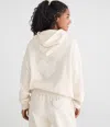 Aéropostale Cloud Soft Rhinestone Heart Pullover Hoodie In Neutral