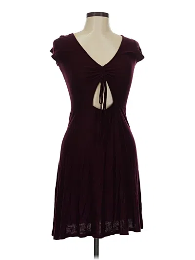 Pre-owned Aéropostale Cocktail Dress In Burgundy