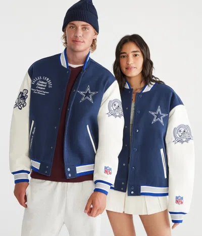 Aéropostale Dallas Cowboys Bomber Jacket In Blue