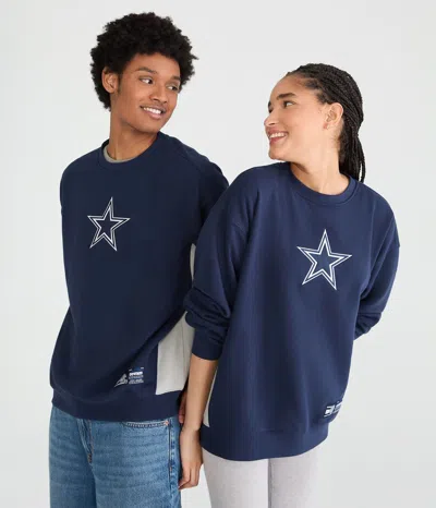 Aéropostale Dallas Cowboys Logo Crew Sweatshirt In Blue