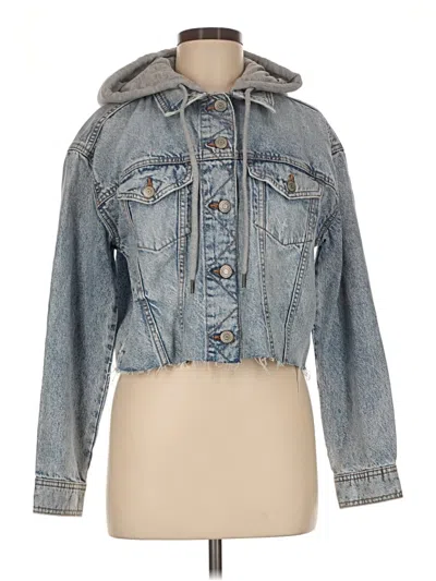 Aéropostale Denim Jacket In Blue