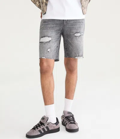 Aéropostale Denim Shorts 9" In Gray