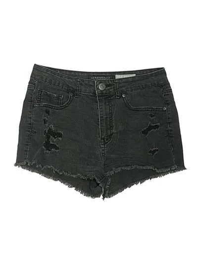 Pre-owned Aéropostale Denim Shorts In Black