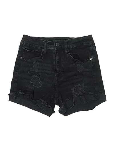 Pre-owned Aéropostale Denim Shorts In Black