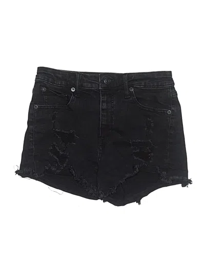 Pre-owned Aéropostale Denim Shorts In Black