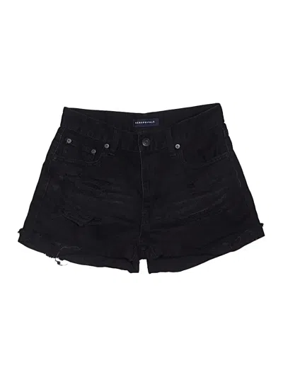 Pre-owned Aéropostale Denim Shorts In Black