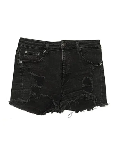 Pre-owned Aéropostale Denim Shorts In Black