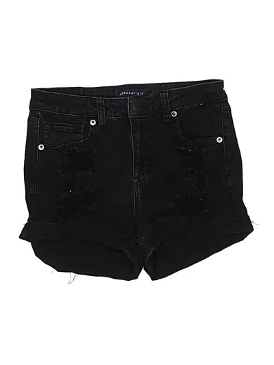 Pre-owned Aéropostale Denim Shorts In Black
