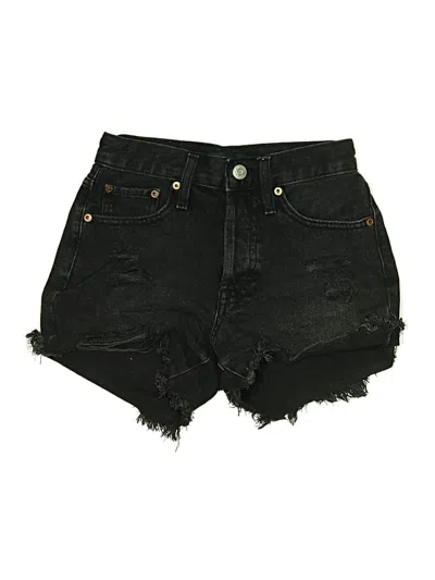 Pre-owned Aéropostale Denim Shorts In Black