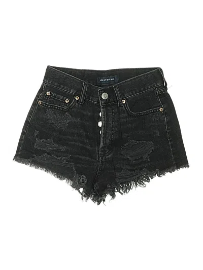 Pre-owned Aéropostale Denim Shorts In Black