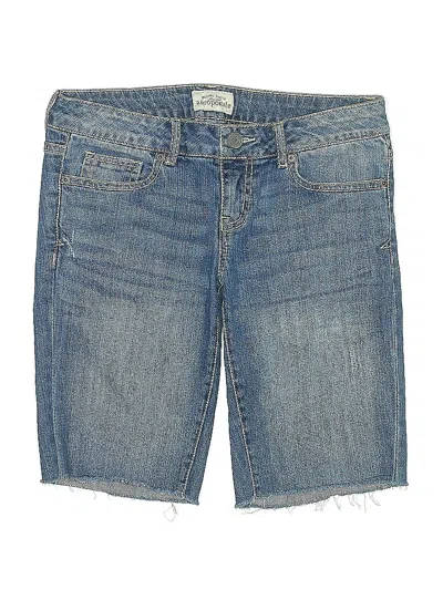 Pre-owned Aéropostale Denim Shorts In Blue