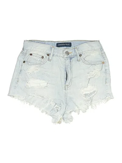 Pre-owned Aéropostale Denim Shorts In Blue