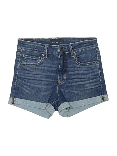 Pre-owned Aéropostale Denim Shorts In Blue