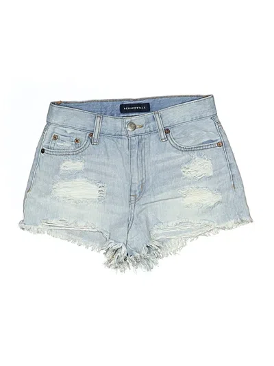 Pre-owned Aéropostale Denim Shorts In Blue