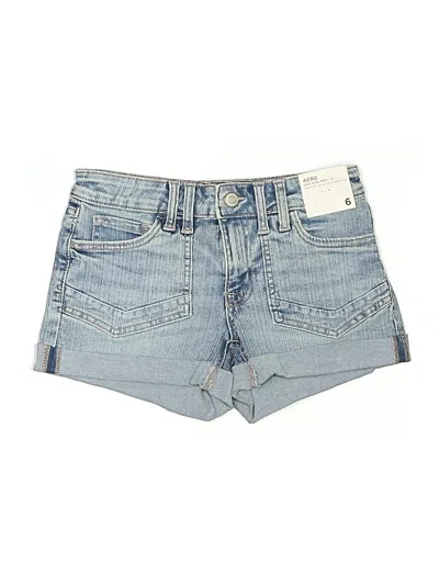 Pre-owned Aéropostale Denim Shorts In Blue