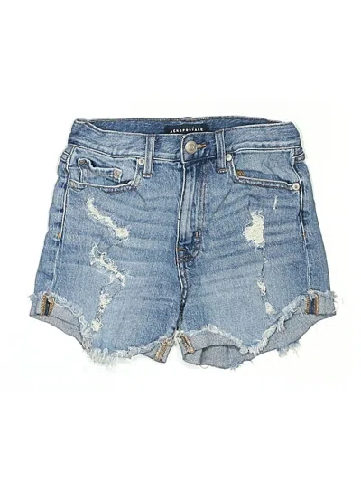 Pre-owned Aéropostale Denim Shorts In Blue
