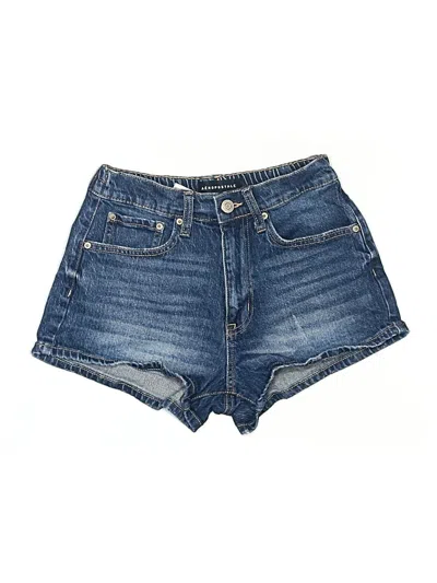Pre-owned Aéropostale Denim Shorts In Blue