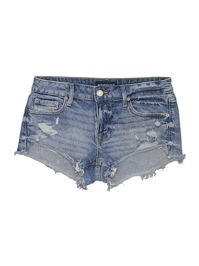 Pre-owned Aéropostale Denim Shorts In Blue