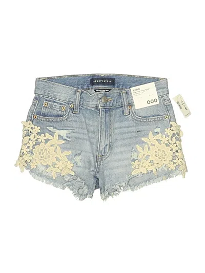 Pre-owned Aéropostale Denim Shorts In Blue