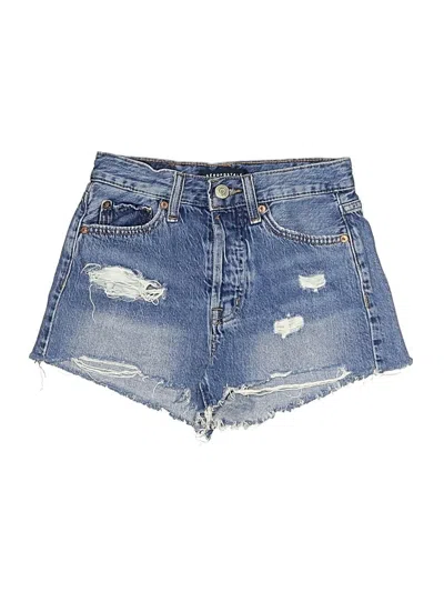 Pre-owned Aéropostale Denim Shorts In Blue