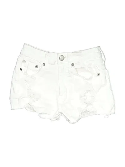 Pre-owned Aéropostale Denim Shorts In White